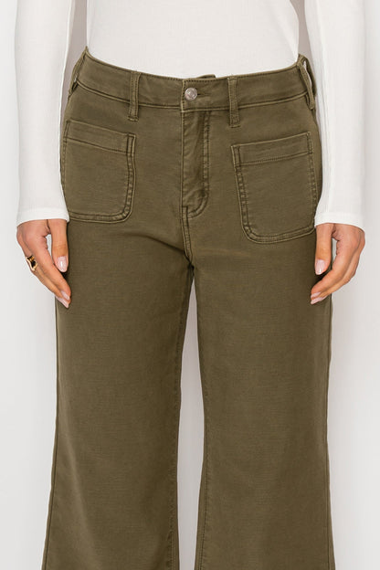 Margot High Rise Crop Palazzo Jeans view 8 - High-Waisted - Margot High Rise Jeans (bottom)