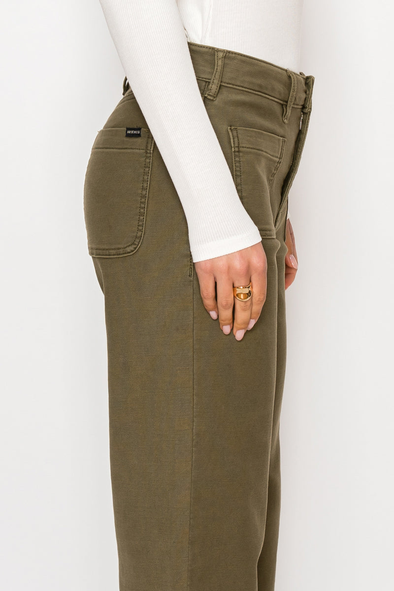 Margot High Rise Crop Palazzo Jeans view 9 - High-Waisted - Margot High Rise Jeans (bottom)