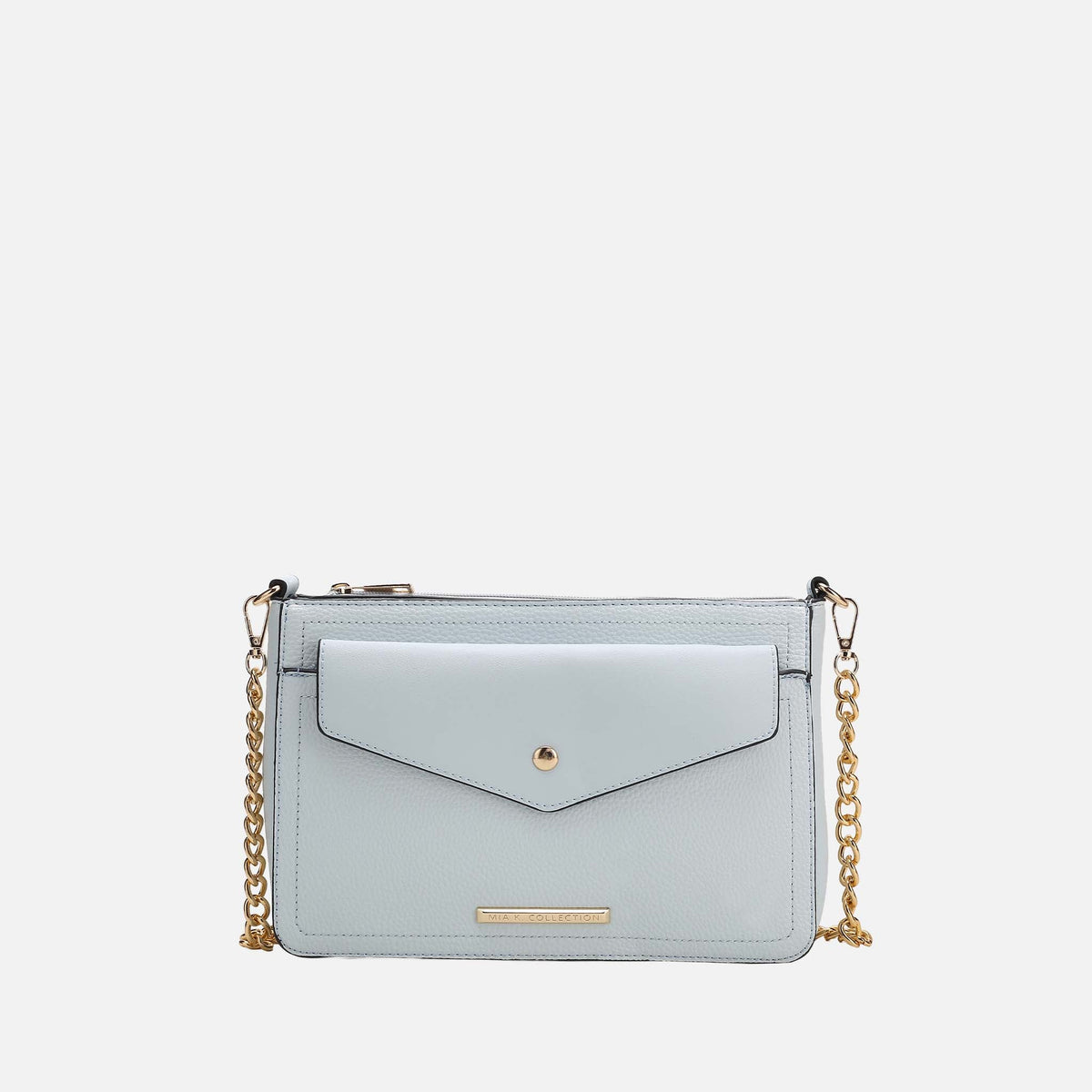 Maribel Convertible Crossbody Bag in Pewter view 8 - Bag Crossbody