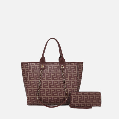 Marlene Tote Bag and Wallet Set in Purple view 5 - Dolce & Gabbana Marlene Tote Bag (one-piece)