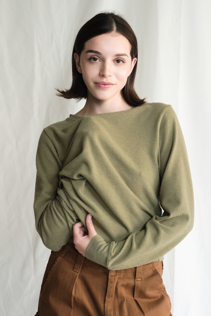 Mellow Crewneck in XS view 2 - Mellow Mushroom Crewneck (piece)
