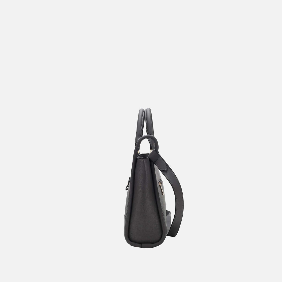 Melody Vegan Leather Tote in Denim Blue view 4 (bag)