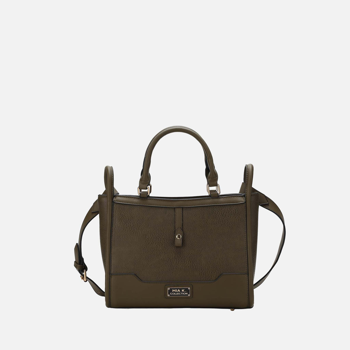 Melody Vegan Leather Tote in Midnight Blue view 5 (bag)