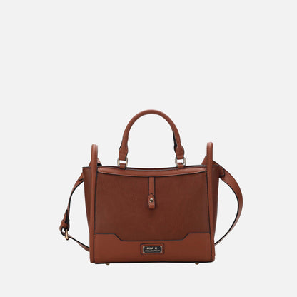 Melody Vegan Leather Tote in Olive view 6 (bag)