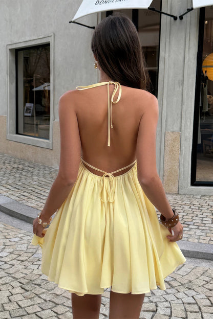 Metal Buckle Camisole a Line Mini Dress view 13 - Donde Lo Consigo