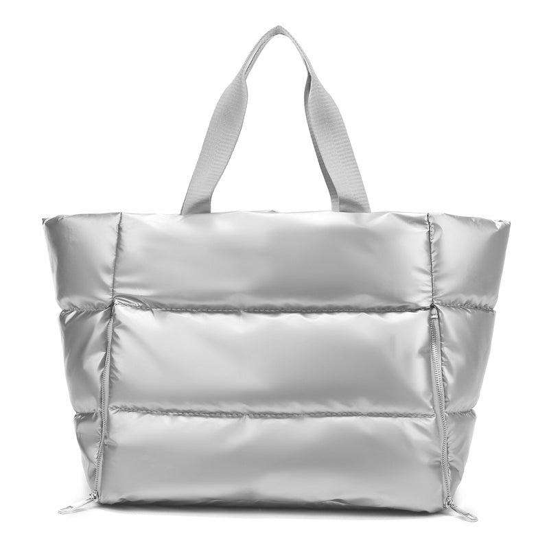 Metallic Puffer Tote view 17 (bag)