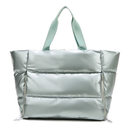 Metallic Puffer Tote view 22 (bag)