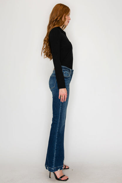 Mia Mid Rise Super Flare Jeans view 8 - Mia Mid Rise Jeans (bottom)