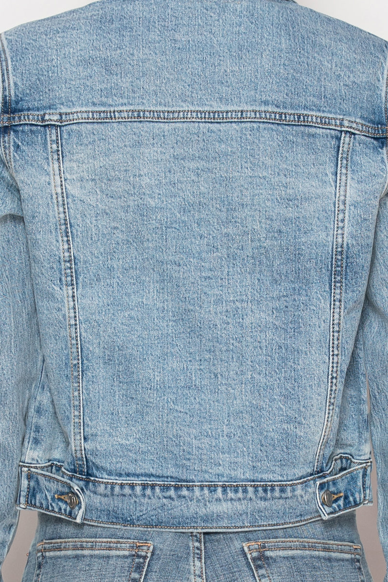 Michelle Classic Denim Jacket view 11 (bottom)