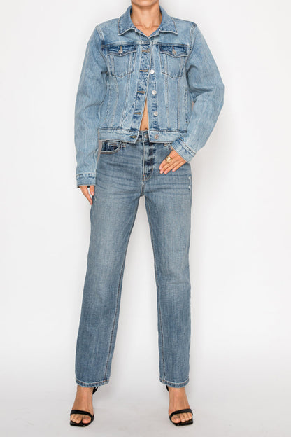 Michelle Classic Denim Jacket view 12 (bottom)
