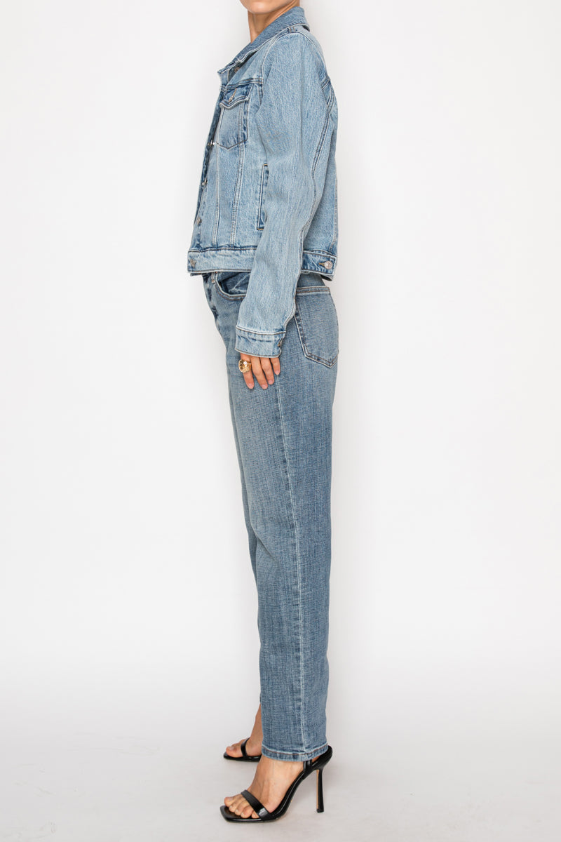 Michelle Classic Denim Jacket view 13 (bottom)