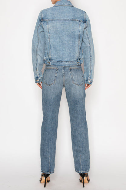 Michelle Classic Denim Jacket view 14 (bottom)