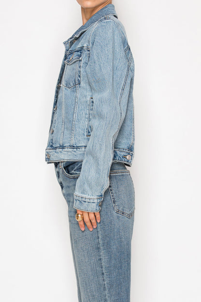 Michelle Classic Denim Jacket view 17 (bottom)