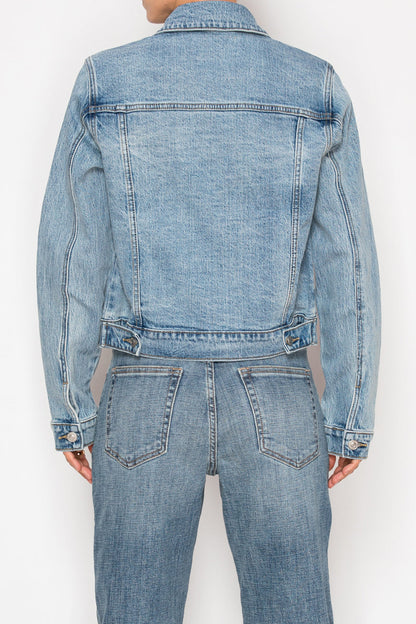 Michelle Classic Denim Jacket view 9 (bottom)