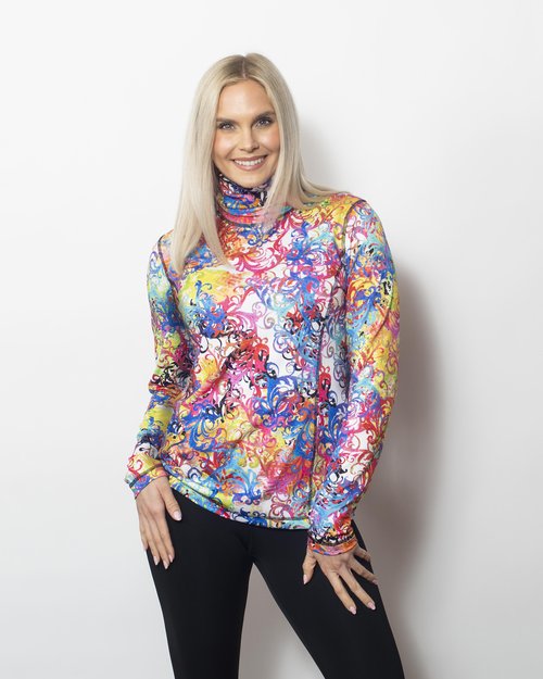 Microfiber Turtleneck in Antiquity - Turtleneck Microfibre Top (piece)