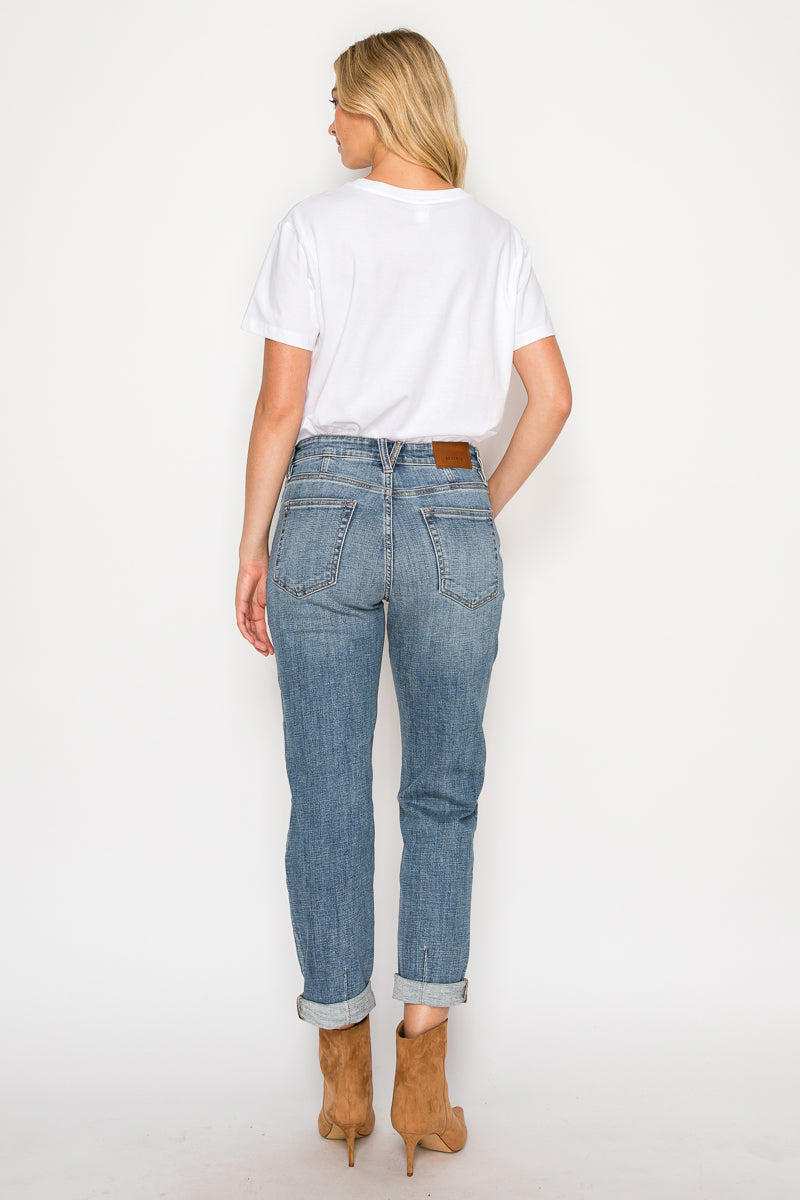 Mid Rise Modern Boyfriend Jeans in 11 (29) view 6 - Mid Rise Jeans Womens (bottom)