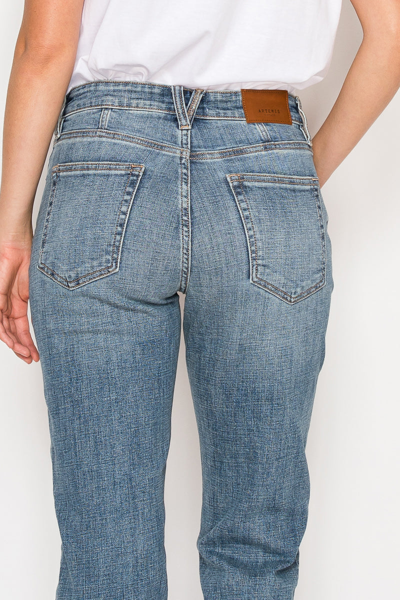Mid Rise Modern Boyfriend Jeans view 9 - Mid Rise Jeans Womens (bottom)