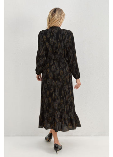Midnight Bloom Midi Dress - MeeeShop Women's Fashion