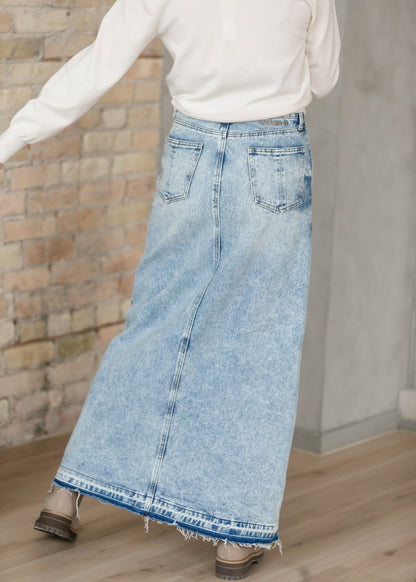 Mina Denim Maxi Skirt in 14 view 7 (dress)