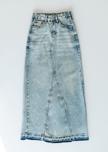 Mina Denim Maxi Skirt in 6 view 3 (dress)