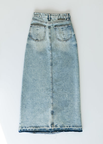 Mina Denim Maxi Skirt view 11 (dress)