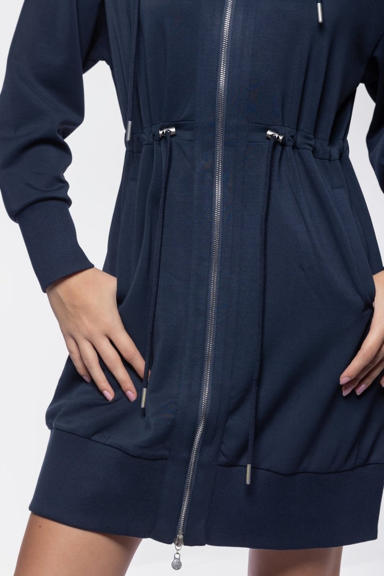 Mina Dress 37" (navy) view 7 (dress) - mina dress navy, navy dress white uniform change date, navy dres - shop at us.meeeshop