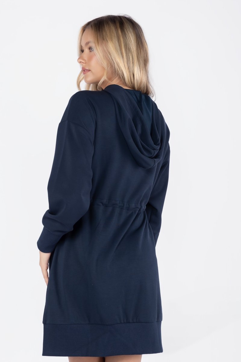 Mina Dress 37" (navy) XL view 5 (dress) - mina dress navy, navy dress white uniform change date, navy d - shop at us.meeeshop