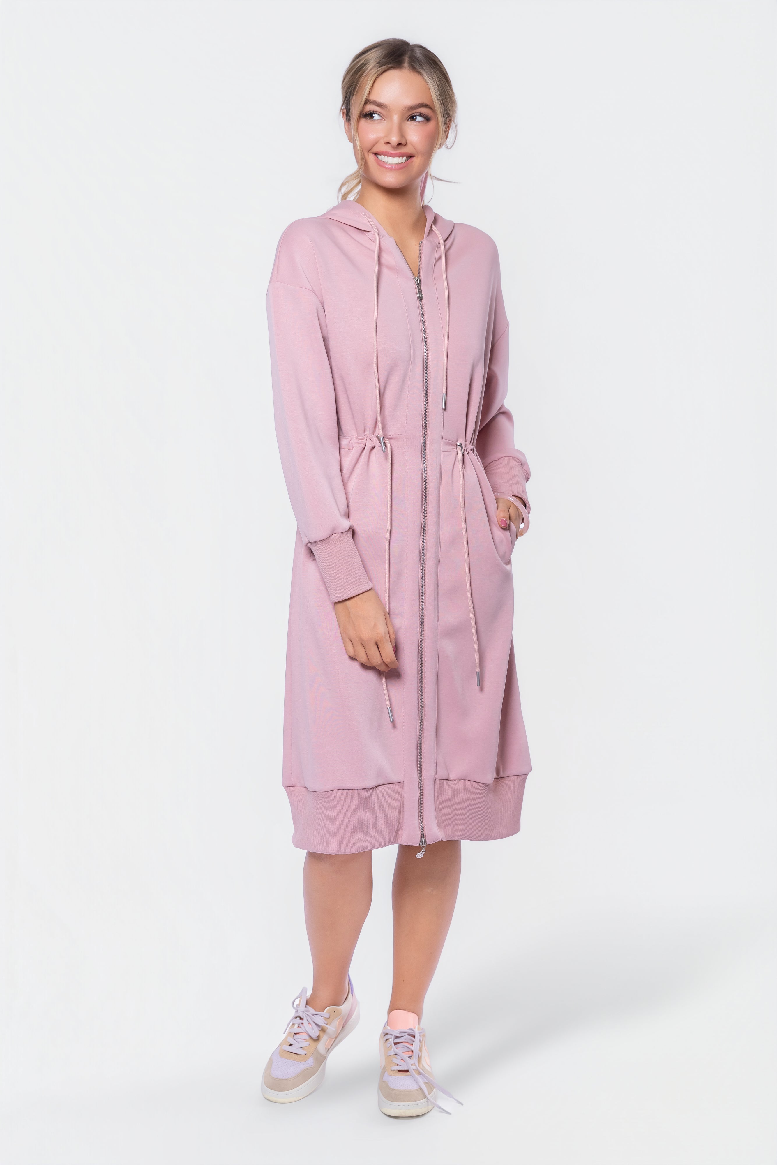 Mina Dress 42" (indy Pink) XS (dress) - pink dress, indy pink dress - shop at us.meeeshop