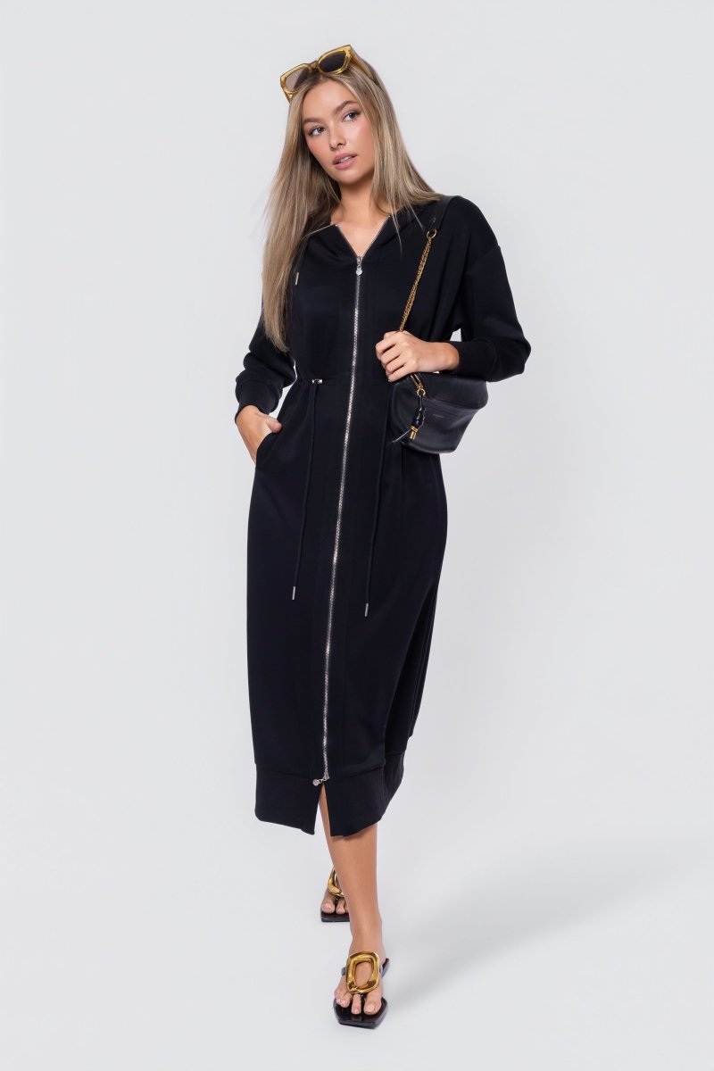 Mina Dress 50" (black) view 8 (dress) - mina black dress mha, meena black dress, mina black outfit - shop at us.meeeshop