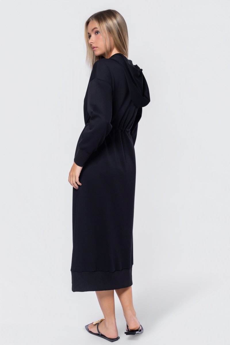 Mina Dress 50" (black) XL view 5 (dress) - mina black dress mha, meena black dress, mina black outfit - shop at us.meeeshop