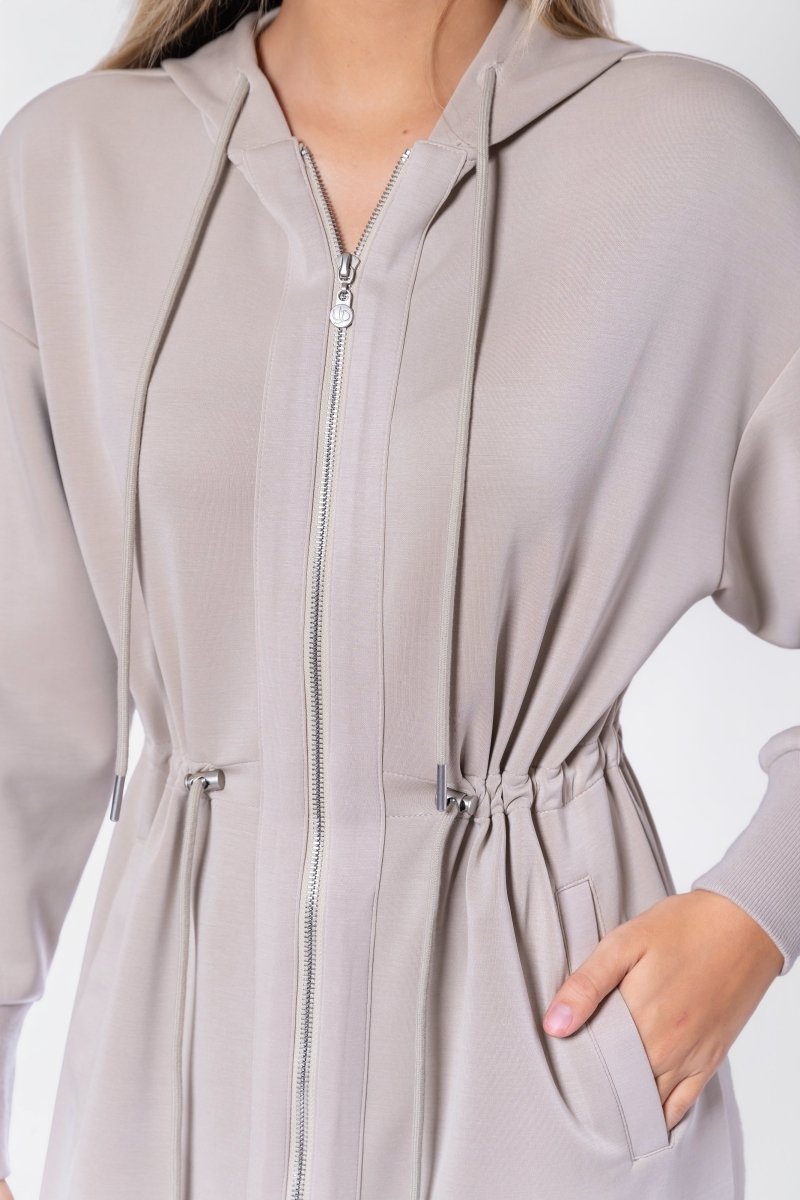 Mina Dress 50" (khaki) in XL view 5 - Joules Mina Khaki Dress