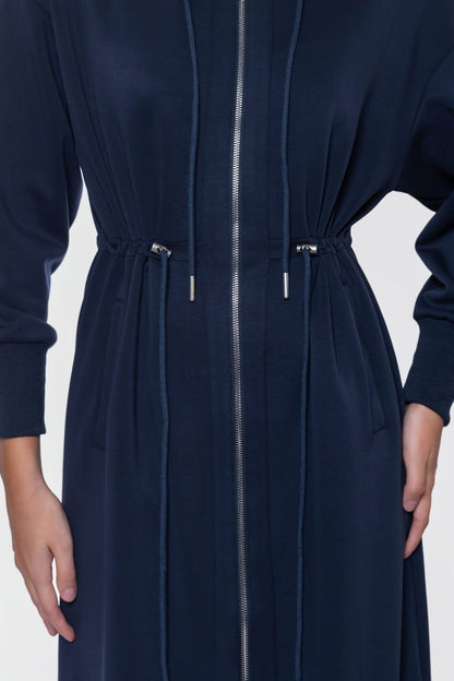 Mina Dress 50" (navy) in XL view 5 - Mina Dress Navy