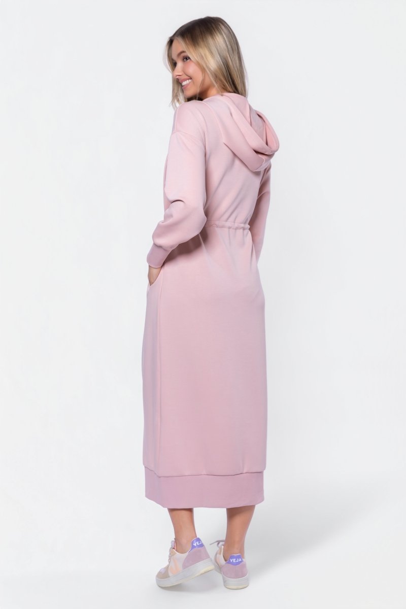 Mina Dress 50" (pink Blush) L view 4 (dress) - mina hasan pink dress, mina kashif pink dress, twice min - shop at us.meeeshop
