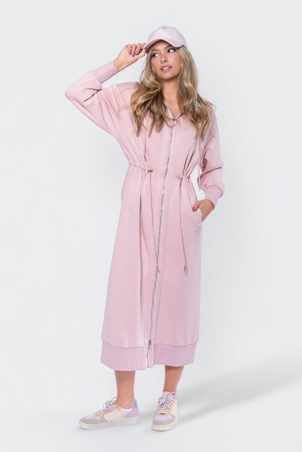 Mina Dress 50" (pink Blush) XL view 5 (dress) - mina hasan pink dress, mina kashif pink dress, twice mi - shop at us.meeeshop