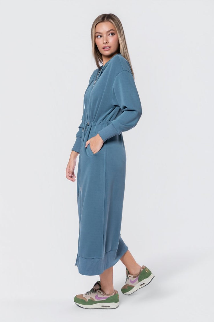 Mina Dress 50" (sage) M view 3 (dress) - mina dressing, mina dress sezane, mina sage - shop at us.meeeshop