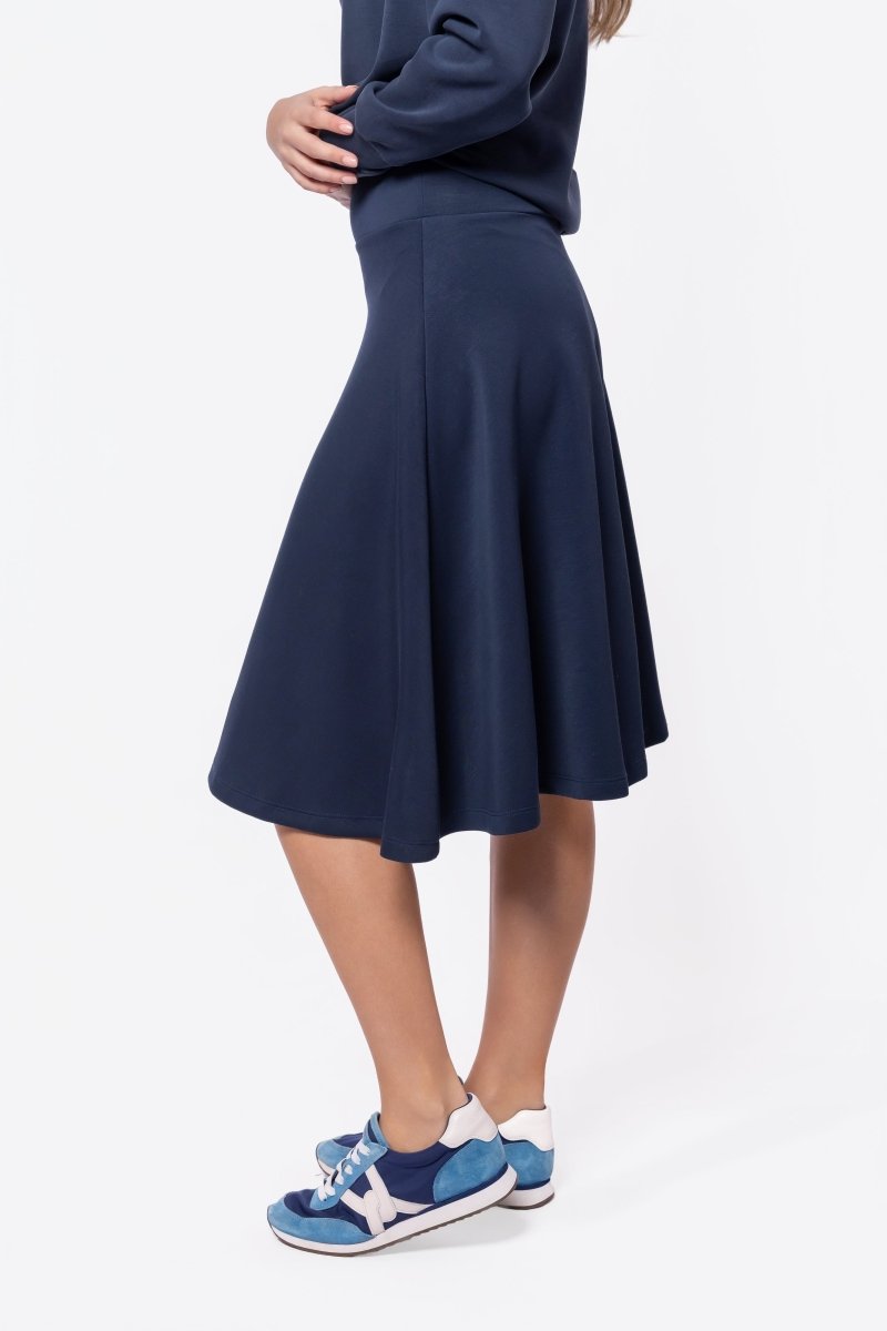 Mina Swing Skirt 26" (Navy)