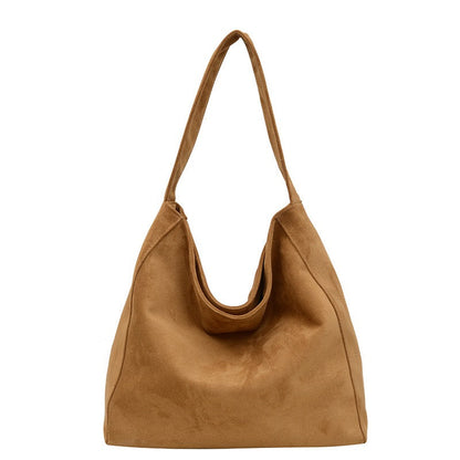 Miranda Oversize Suede Hobo Carryall Shoulder Bag view 9