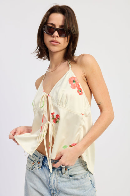 Mirella Halter Top view 4 - Mirella Halter Neck Leotard