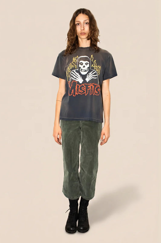 Misfits Crimson Ghost Tee in Navy (top)