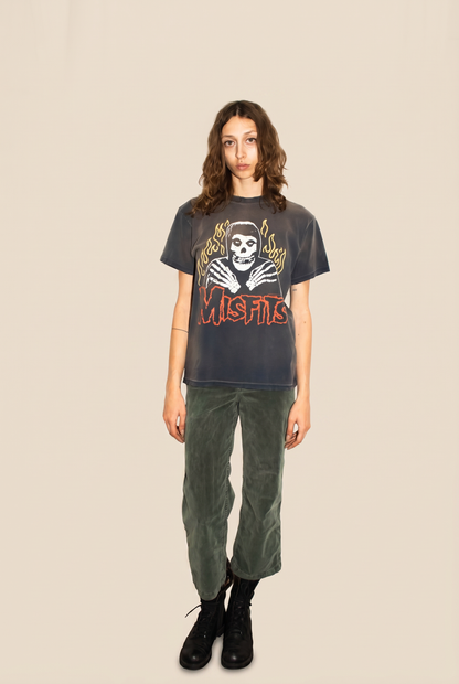 Misfits Crimson Ghost Tee in Navy view 3 (top)
