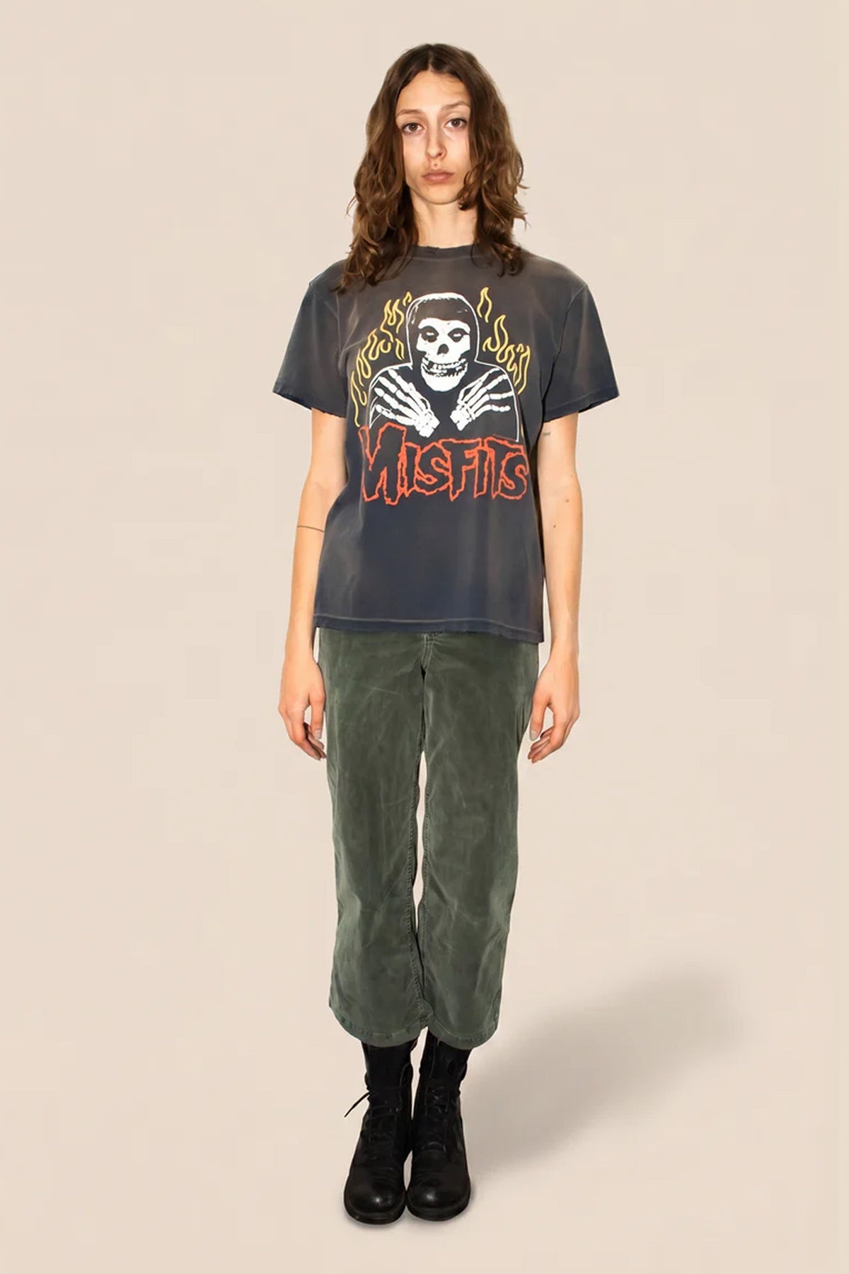 Misfits Crimson Ghost Tee in XS (top)