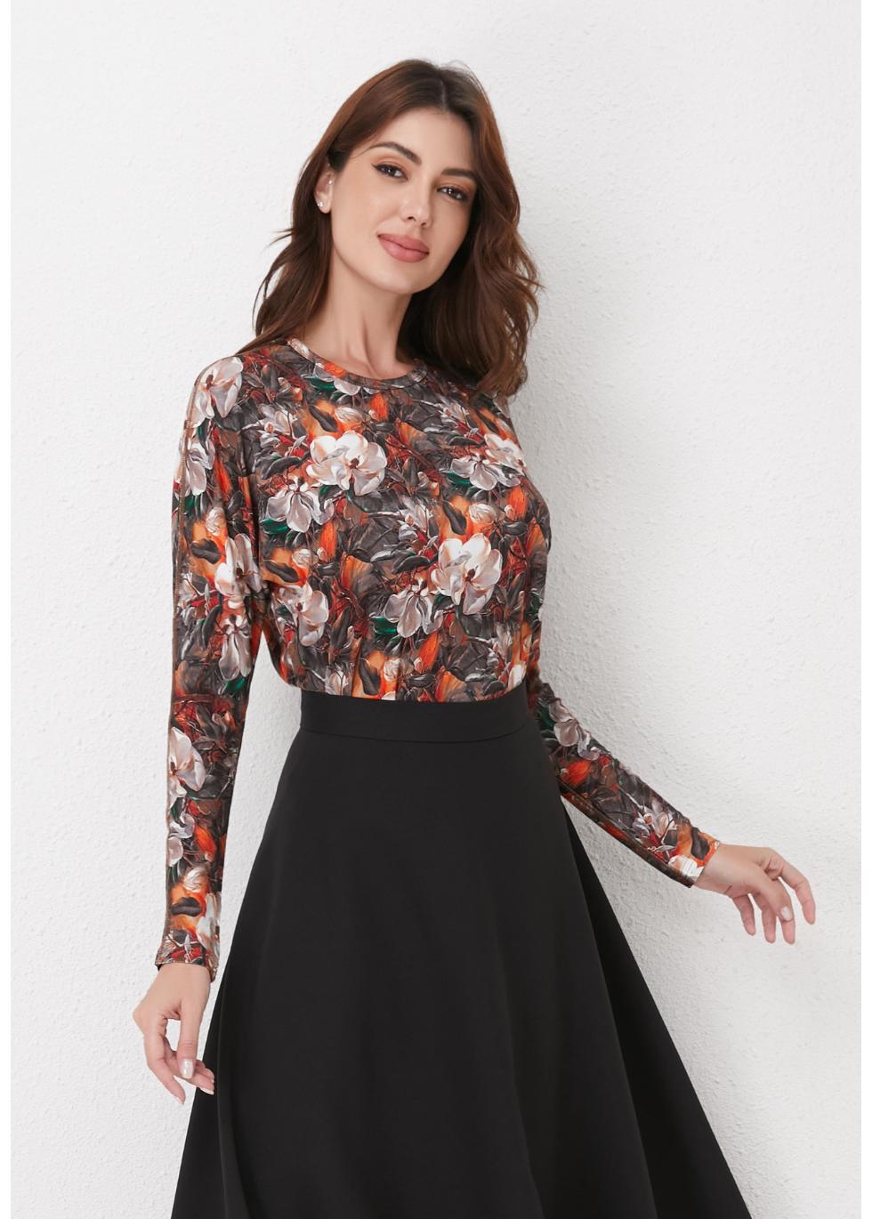 Missfinchnyc Autumn Bloom Knit Top in XS - Fall Wardrobe Essential - Autumn Top