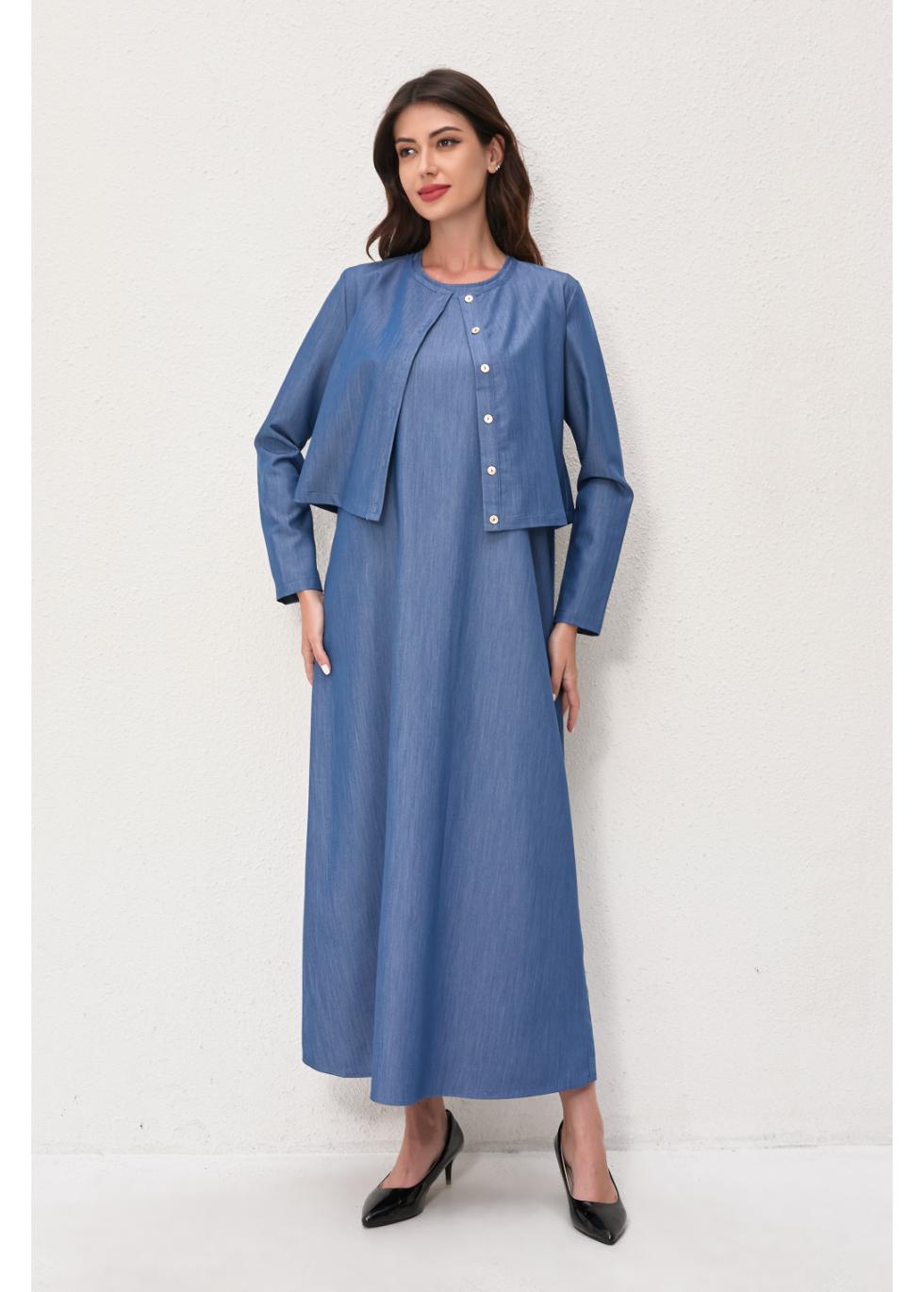 Missfinchnyc Denim Grace Two-piece Set in XS - Vita Grace Denim Set (bottom)