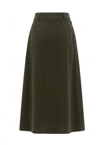 Missfinchnyc Emerald Corduroy Skirt in XS - Emerald Green Corduroy Skirt