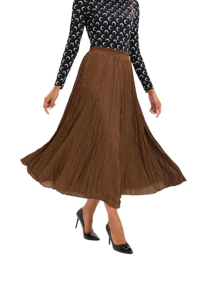 Missfinchnyc Lightweight Wrinkle Midi Skirt (one Size) view 10 - Lightweight Crinkle Skirt (dress)