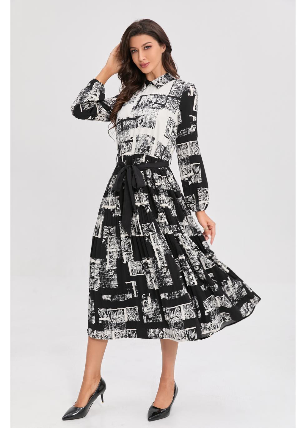 Missfinchnyc Noir Print Midi Dress view 8 - Neo Noir Print Dress