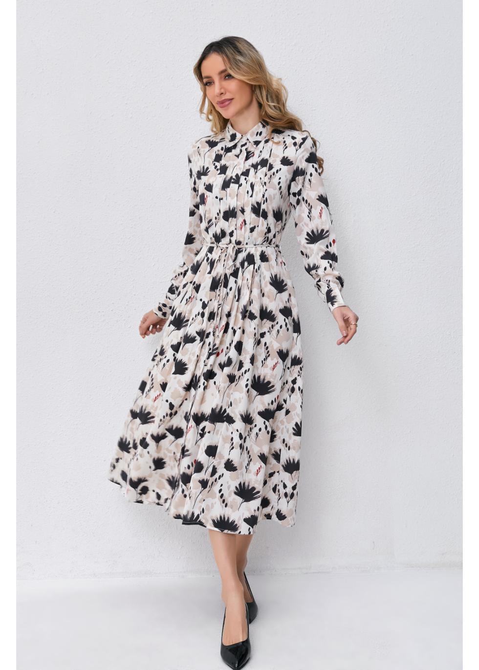 Missfinchnyc Petal Cascade Midi Dress in L view 4 - Petal And Pup Cascade Dress