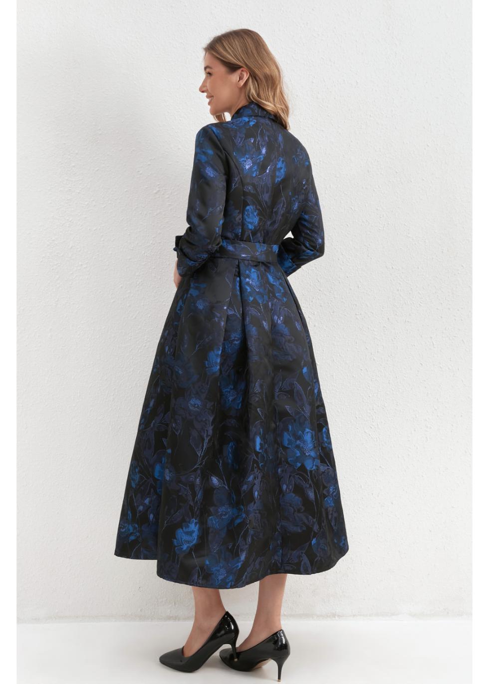 Missfinchnyc Sapphire Noir Shirt Dress in S view 2