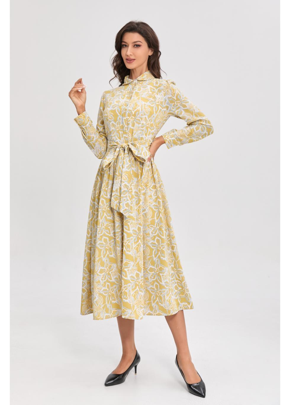 Missfinchnyc Sunbloom Midi Dress in L view 4