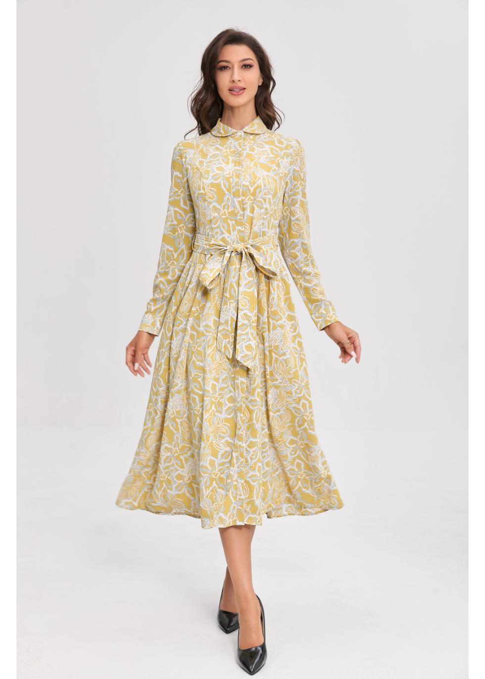 Missfinchnyc Sunbloom Midi Dress in XL view 5